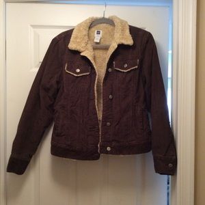 Gap size Large Corduroy Jacket Brown